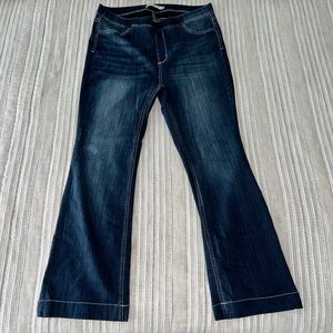 Glitzy Girlz Dark High Rise Flare Jegging Jeans